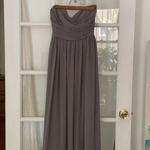 Monique Lhuiller grey dress